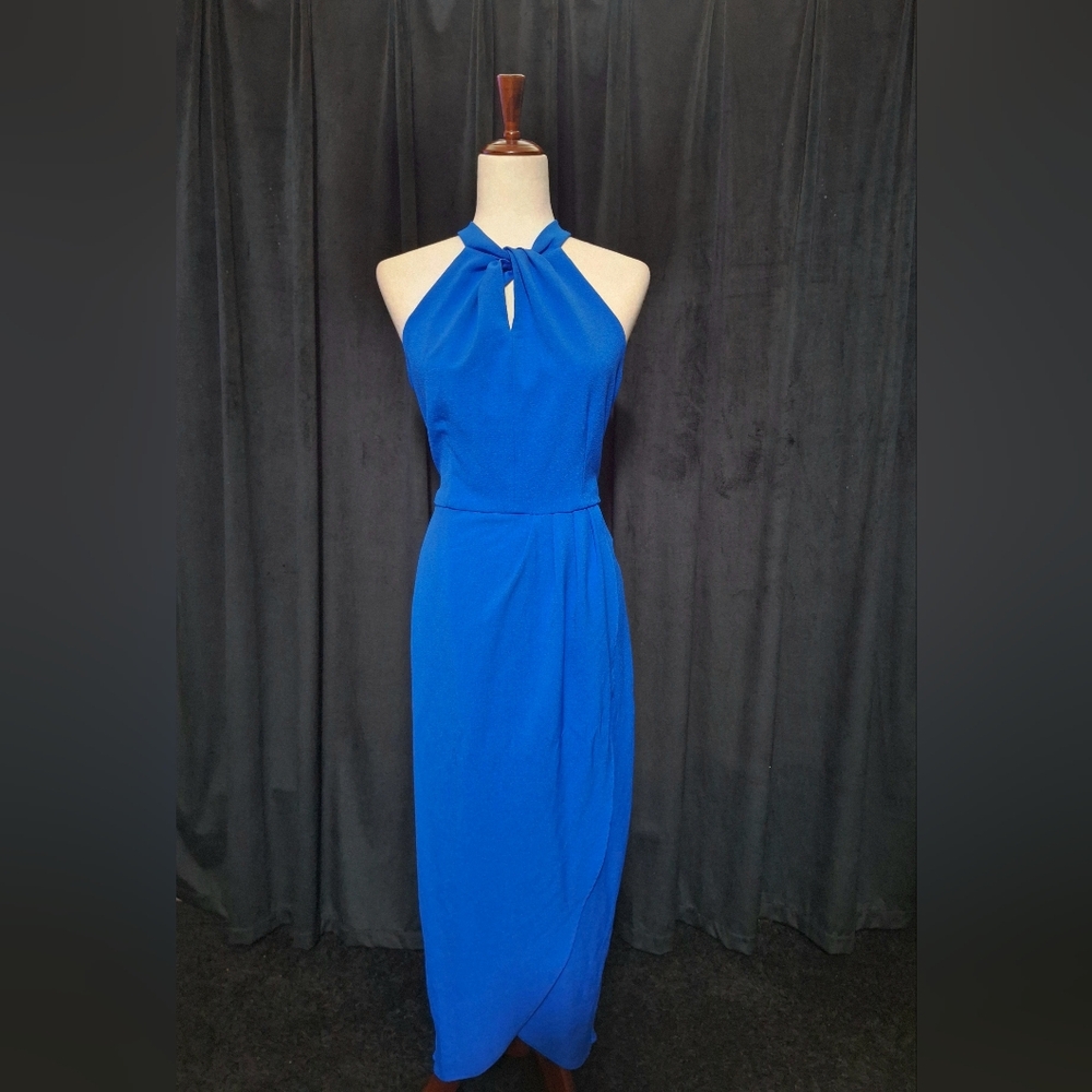 Julia Jordan Strapless Blue Dress